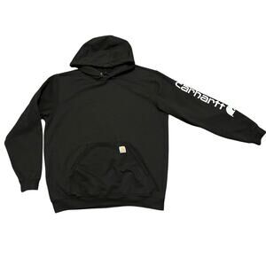 Carhartt Original Fit Black Pullover Hoodie | Men's XL